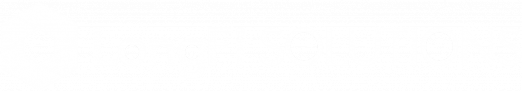 LongFi Solutions white horizontal logo on dark background
